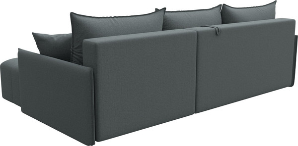 Изображение товара Диван угловой Лига Диванов Лига-054 НПБ угол универсальный / 129024 (рогожка Амур 07 серый)