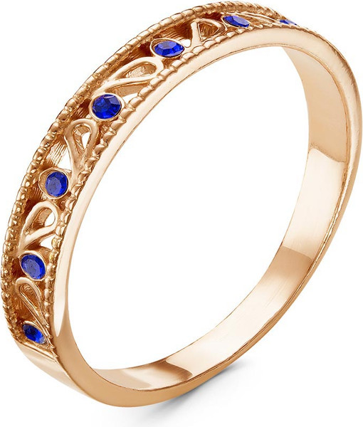 Изображение товара Кольцо Wolves Анютины глазки 1665 (р.19)