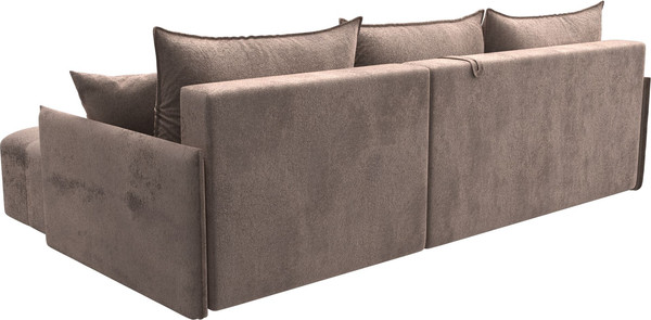 Изображение товара Диван угловой Лига Диванов Лига-054 НПБ угол универсальный / 129034 (велюр Tower 05 бежевый)