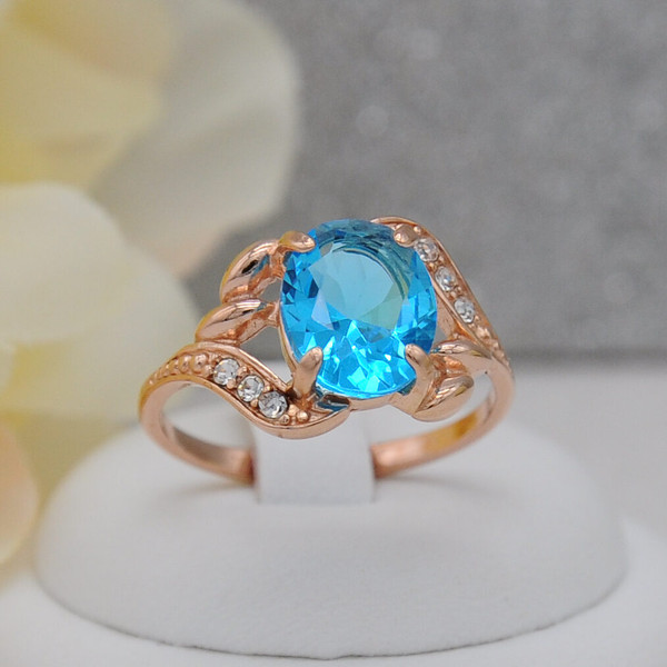 Изображение товара Кольцо Wolves Морская Волна 1683 (р.22)