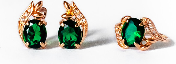 Изображение товара Кольцо Wolves Изумрудный глаз 1685 (р.17.5)