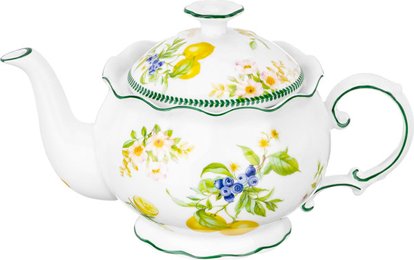 Изображение товара Заварочный чайник Elan Gallery Лимоны / 420741 (New Bone China)