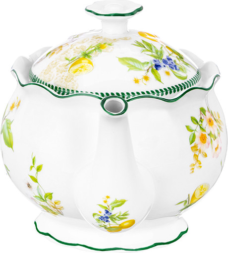 Изображение товара Заварочный чайник Elan Gallery Лимоны / 420741 (New Bone China)