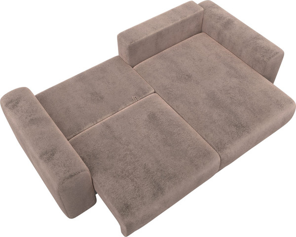 Изображение товара Диван угловой Лига Диванов Лига-056 НПБ угол универсальный / 129150 (велюр Tower 05 бежевый)