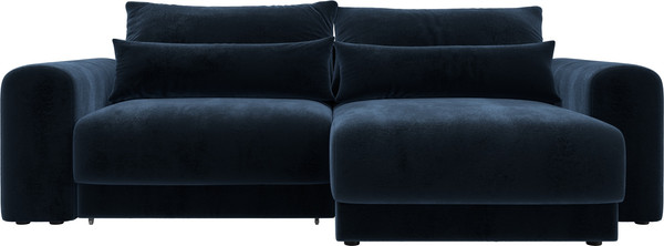 Изображение товара Диван угловой Лига Диванов Лига-056 НПБ угол универсальный / 129151 (велюр Tower 13 синий)
