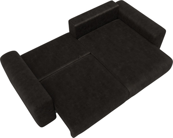 Изображение товара Диван угловой Лига Диванов Лига-056 НПБ угол универсальный / 129162 (велюр Brut 17 коричневый)