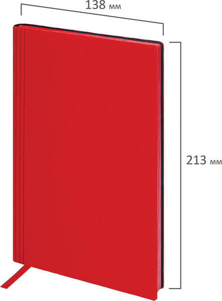 Изображение товара Ежедневник Brauberg Personal / 116609 (80л, красный)