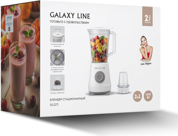 Изображение товара Блендер стационарный Galaxy Line GL 2171 (белый)