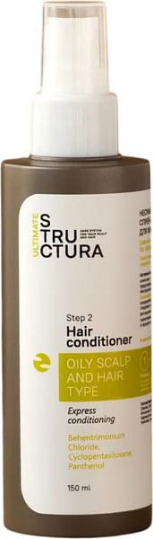 Изображение товара Кондиционер-спрей для волос Structura Несмываемый экспресс для жирных волос (150мл)