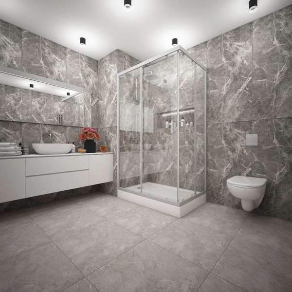 Изображение товара Душевой уголок МетаКам City Trend Pro Grey 120x80x185 (без поддона)