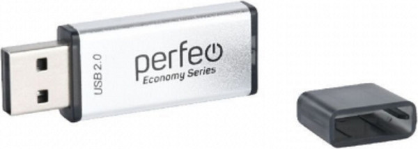 Изображение товара USB flash накопитель Perfeo E03 32GB / PF-E03S032ES (серебристый)