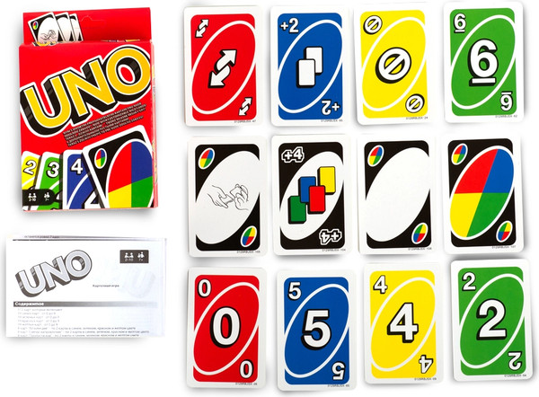 Изображение товара Настольная игра Mattel Уно. Uno / 0129RBJSX