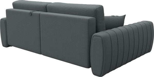 Изображение товара Диван угловой Лига Диванов Лига-057 НПБ угол левый / 129265L (рогожка Амур 07 серый)