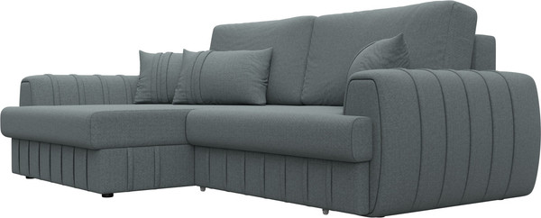 Изображение товара Диван угловой Лига Диванов Лига-057 НПБ угол левый / 129265L (рогожка Амур 07 серый)