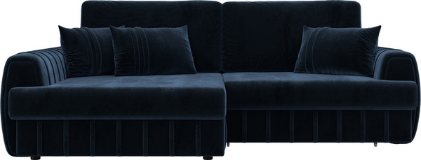 Изображение товара Диван угловой Лига Диванов Лига-057 НПБ угол левый / 129276L (велюр Tower 13 синий)
