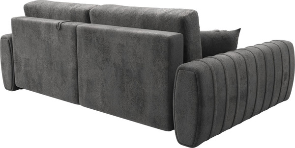 Изображение товара Диван угловой Лига Диванов Лига-057 НПБ угол левый / 129277L (велюр Tower 10 серый)