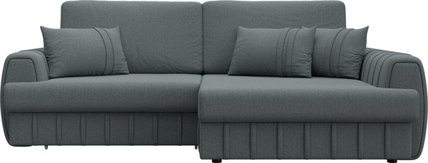 Изображение товара Диван угловой Лига Диванов Лига-057 НПБ угол правый / 129265 (рогожка Амур 07 серый)