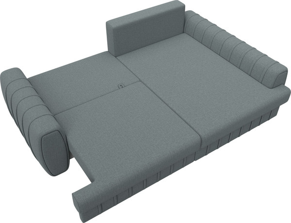 Изображение товара Диван угловой Лига Диванов Лига-057 НПБ угол правый / 129265 (рогожка Амур 07 серый)