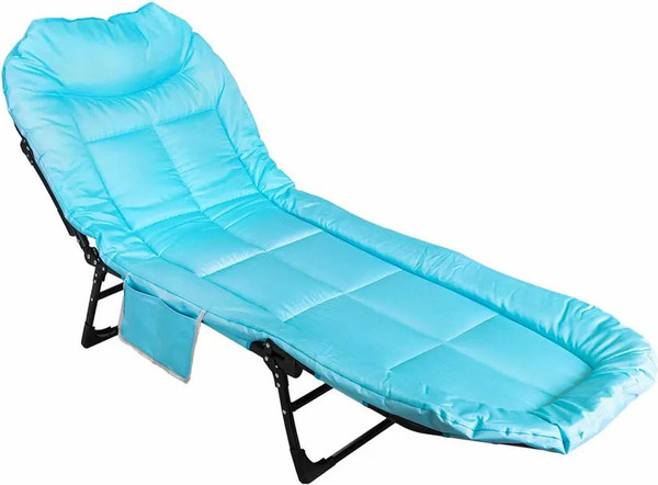 Изображение товара Складной шезлонг WMC Tools WMC-FG-HY-8008LB (61627), (голубой)