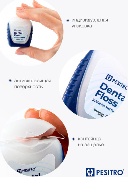 Изображение товара Зубная нить Pesitro Мята (50м)