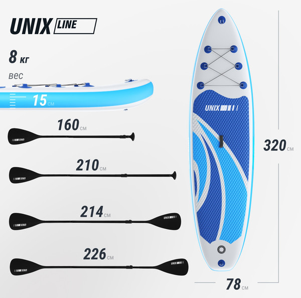 Изображение товара SUP-борд UNIX Line Line Big Wave / SUPBW320