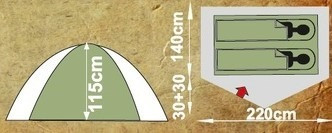 Изображение товара Палатка AVI-Outdoor Logmer 2911-NK