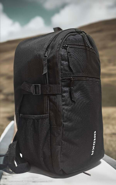Изображение товара Рюкзак туристический Ordka Satchel EQ total black 1700 RDK
