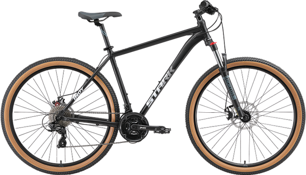 Изображение товара Велосипед STARK Indy 29.1 D 2025 (XL/22, черный матовый/белый призрак, разобранный, в коробке)