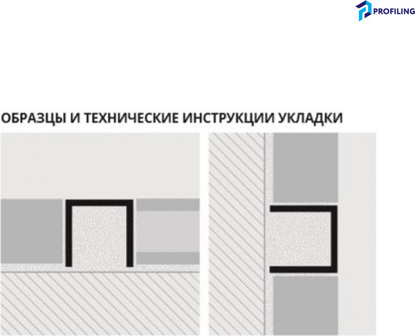 Изображение товара Профиль декоративный Profiling П-образный П-10х10 (2.7м, черный матовый)