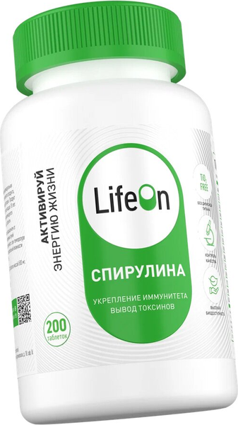 Изображение товара Комплексная пищевая добавка LifeON Спирулина (100г)