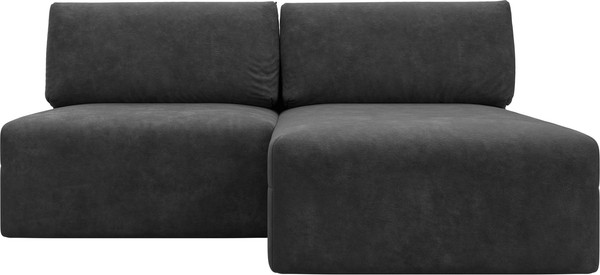 Изображение товара Диван угловой Лига Диванов Лига-060 НПБ угол универсальный / 129508 (велюр Brut 16 темно-серый)