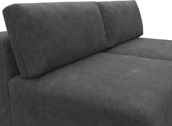 Изображение товара Диван угловой Лига Диванов Лига-060 НПБ угол универсальный / 129508 (велюр Brut 16 темно-серый)