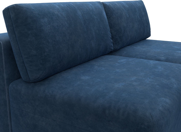 Изображение товара Диван угловой Лига Диванов Лига-060 НПБ угол универсальный / 129510 (велюр Brut 11 синий)