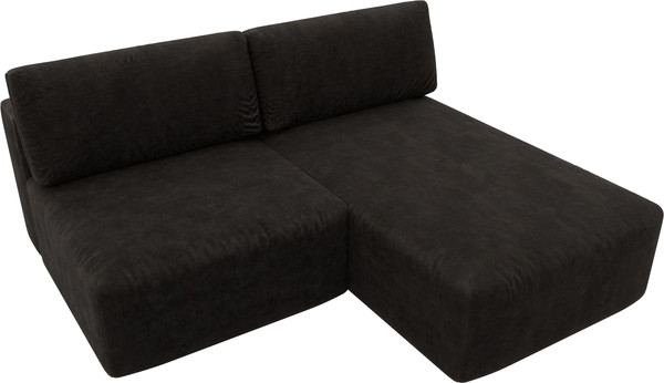 Изображение товара Диван угловой Лига Диванов Лига-060 НПБ угол универсальный / 129511 (велюр Brut 17 коричневый)