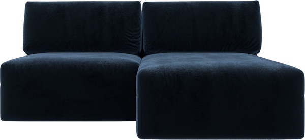 Изображение товара Диван угловой Лига Диванов Лига-060 НПБ угол универсальный / 129495 (велюр Tower 13 синий)