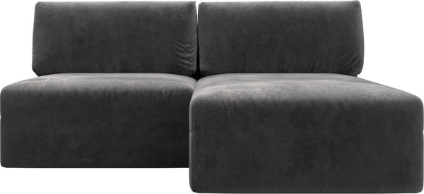 Изображение товара Диван угловой Лига Диванов Лига-060 НПБ угол универсальный / 129496 (велюр Tower 10 серый)