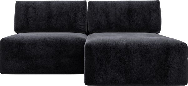 Изображение товара Диван угловой Лига Диванов Лига-060 НПБ угол универсальный / 129497 (велюр Tower 11 темно-серый)