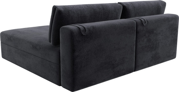 Изображение товара Диван угловой Лига Диванов Лига-060 НПБ угол универсальный / 129497 (велюр Tower 11 темно-серый)