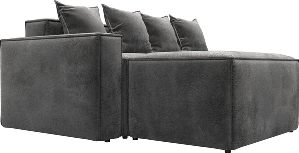 Изображение товара Диван угловой Лига Диванов Лига-063 угол левый / 129795L (велюр Tower 10 серый)