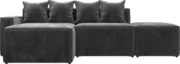 Изображение товара Диван угловой Лига Диванов Лига-063 угол левый / 129795L (велюр Tower 10 серый)