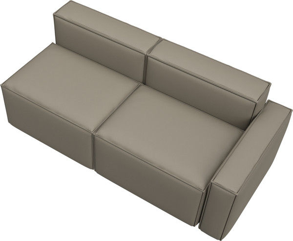 Изображение товара Диван угловой Лига Диванов Лига-063 угол правый / 129788 (экокожа Grifon 04 бежевый)