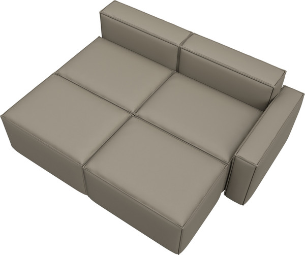 Изображение товара Диван угловой Лига Диванов Лига-063 угол правый / 129788 (экокожа Grifon 04 бежевый)