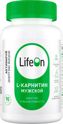 Изображение товара L-карнитин LifeON Men (90 капсул)