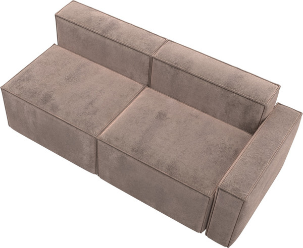 Изображение товара Диван угловой Лига Диванов Лига-063 угол правый / 129793 (велюр Tower 05 бежевый)