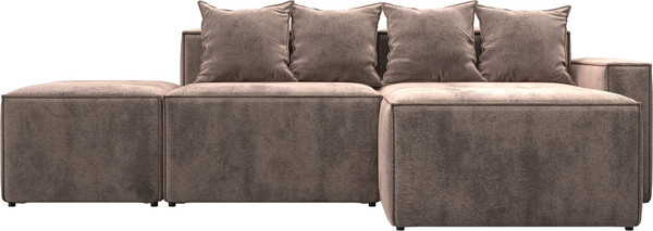 Изображение товара Диван угловой Лига Диванов Лига-063 угол правый / 129793 (велюр Tower 05 бежевый)