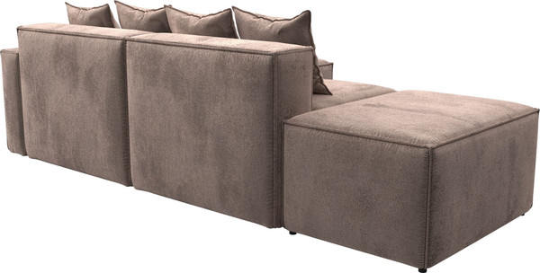 Изображение товара Диван угловой Лига Диванов Лига-063 угол правый / 129793 (велюр Tower 05 бежевый)