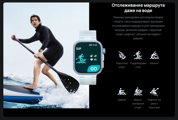 Изображение товара Умные часы Huawei Watch Fit 4 Pro SYA-B29 / 55020FAJ (черный)