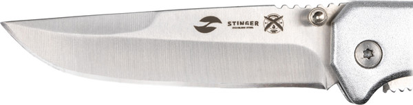 Изображение товара Нож складной STINGER FB1201-SB (серебристый/черный)