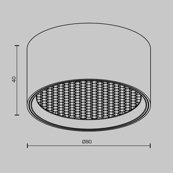 Изображение товара Точечный светильник Maytoni Glare C122CL-L7-3K-BS