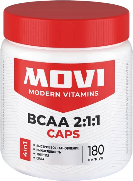 Изображение товара Аминокислоты BCAA Movi 2:1:1 (180 капсул)